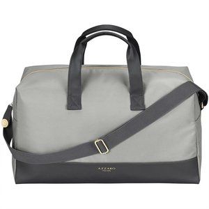 NWT Azzaro Leather Trim Weekender Duffle Bag